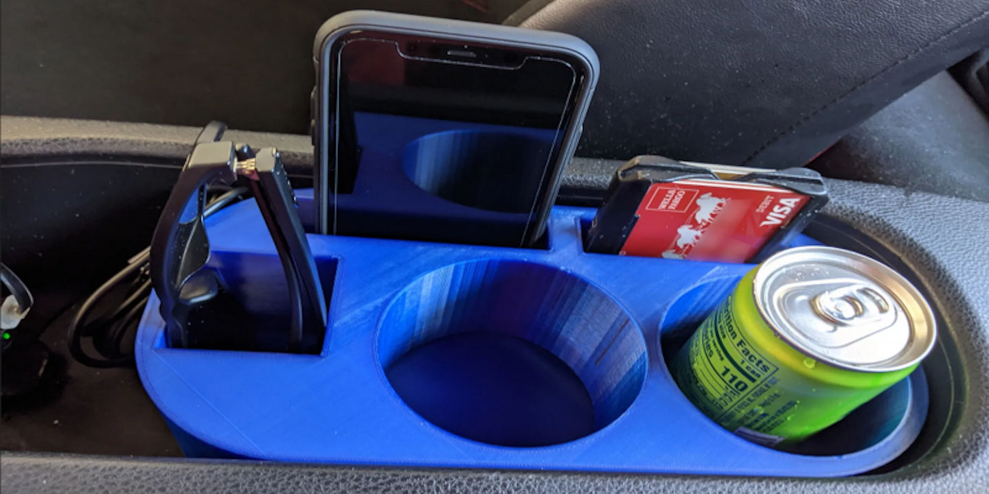 3D Printed Car Accessories Cup Holder Organizer Featured Image