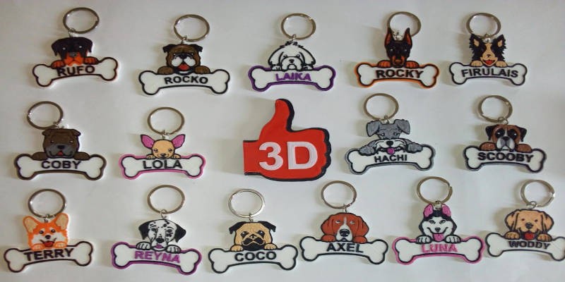 Customize Pet Keychains