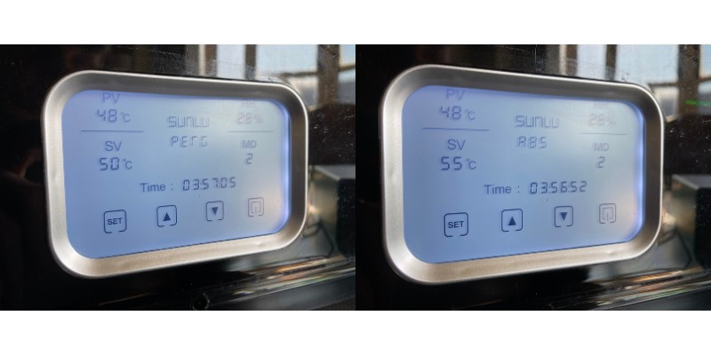 Temperature for PETG and ABS in Sunlu S4 Filament Dryer