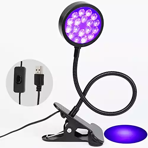 UV LED Black Light Clamp
