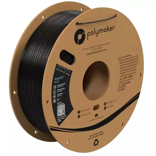 Polymaker PLA | Black 3D Printer Filament