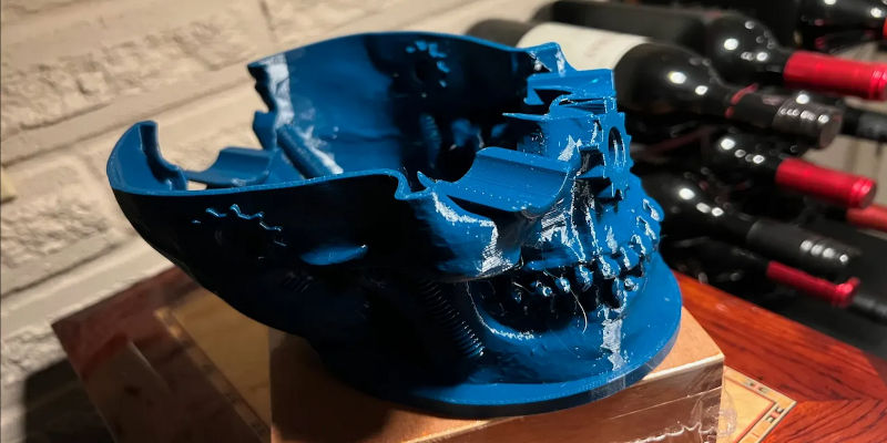 3D Printed Skull Ashtray