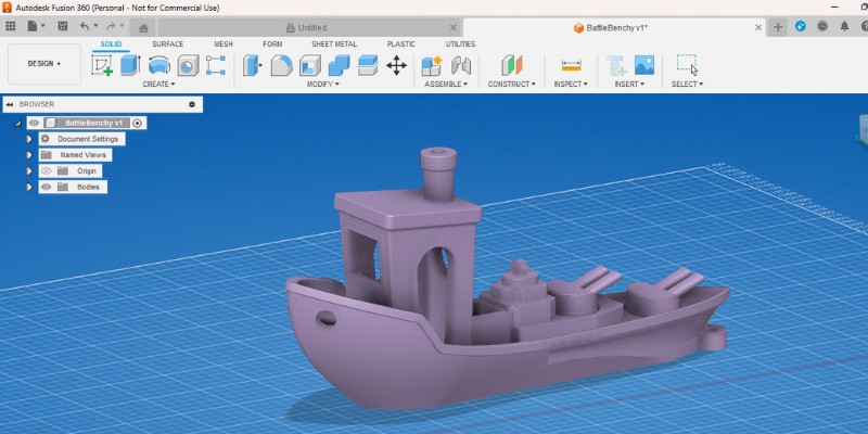 small sailboat layout